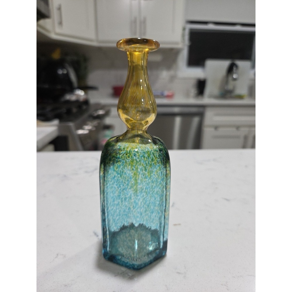 Vtg Kosta Boda Artist Collection Bertil Vallien 47834 Antikva Vase Bottle 6 5/8"